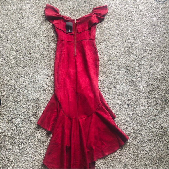 NWT 🏷 Off the shoulder ruffled mermaid dress - Picture 6 of 8